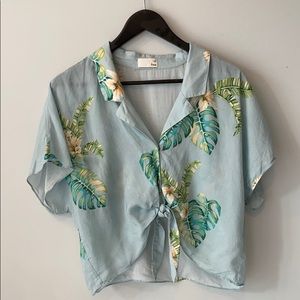 ARITZIA - Wilfred Free tropical tie front top